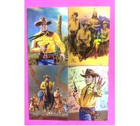 PANINI CARD TEX LIMITED EDITION AVVENTURA SENZA CONFINI 4 CARDS (CA2)