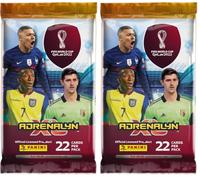 Panini Coppa del Mondo FIFA Qatar 2022 Adrenalyn XL - Fat pack (Confezione da 2)