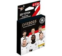 Panini DFB 2025-125 anni di storia del calcio | Eco-Blister 2 con 10 sacchetti + 1 adesivo speciale + protezione per spedizione HeartGlobal