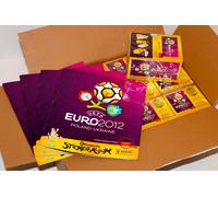 Panini EM Ec - 12 X Scatola Schermo 1200 Bustine Pacchetti + 4 X Album Germania