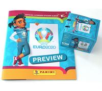 Panini EM Preview - 1 X Schermo Scatola 60 Bustine Pacchetti + Album