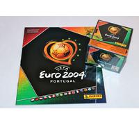 Panini EM UEFA 04 Schermo Scatola Bustine Sticker Album Set Completo Set