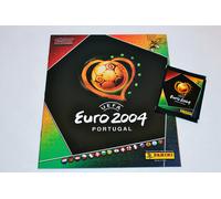 Panini EM UEFA 04 Schermo Scatola Bustine Sticker Album Set Completo Set