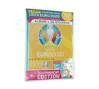 Panini- European Soccer International Calcio Collezione di Adesivi UEFA Euro 2020 Starter Pack, Stampa con Lettere, Colore Mehrfarbig, E21STSP