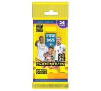 PANINI FIFA 365 2025/2026 Adrenalyn XL - Fat Pack con 26 carte | Calcio Trading Cards Road to FIFA World Cup 2026 + HeartGlobal Protezione spedizione