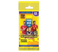 Panini FIFA 365 2026 Trading Cards Game Fat Pack 24 Carte + 2 Carte Bonus