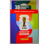 Panini FIFA World Cup 2026 Mega Multiset Confezione 16 Pile 112 Adesivi Calcio