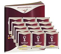 Panini FIFA World Cup Qatar 2022 - Set di adesivi ufficiali (1 album con copertina morbida + 10 sacchetti)
