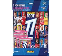 Panini Foot 2025-26 Ligue 1 McDonald s Starter pack (5 tasche album in omaggio)