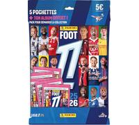 Panini Foot 2025-26 Ligue 1 McDonald's - Starter pack (5 tasche + album in omaggio)