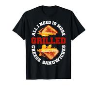 Panini Formaggio alla Griglia Maglietta