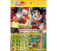 Panini-Il suo Goku Dragon Ball Universal Pack LOISIRS Album + 50 Tasche, 004618SPF