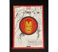 Panini MARVEL ANTHOLOGY Memorabilia Card - BADGE CARD Iron Man