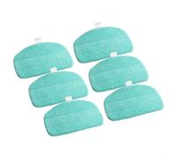 Panini Ricambio Microfibra per leifheit per cleantenso 31,5cm(6 PACK) | Microfibra per premium, assorbe sporco ostinato, rimuove 99.99% , 31.5x19.2cm, per ideale vapore