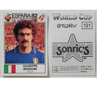 Panini Rookie Soccer Sticker #131 Giuseppe Bergomi España 82 World Cup Story
