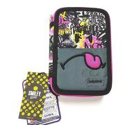 Panini - Smiley Astuccio Completo 3 zip Accessori Scuola Graffiti