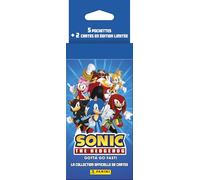 Panini SONIC THE HEDGEHOG CLASSIC TRADING CARDS Blister 5 tasche + 2 carte edizione limitata, 3 cm x 37 cm x 0.1 cm, 005010KBF5