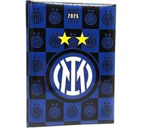 Panini spa Agenda Compatibile con Diario Inter 2025/2026 10 Mesi Datato 18x13 cm Prodotto Ufficiale + Omaggio Penna Colorata