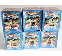Panini Sticker Hot Wheels Mega Race 2005 Rari 6 x Box Display 300 Packet Tüten