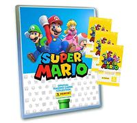 Panini Super Mario Trading Cards - Carte da collezione serie 1 (1 raccoglitore + 3 booster)