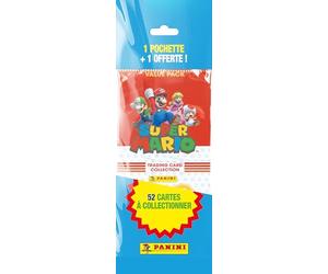 PANINI Super Mario Trading Cards Fat Pack 1 sacchetto acquistato + 1 in omaggio