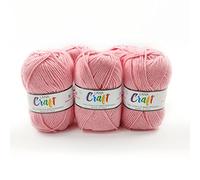 Panini Tessuti, 5 Gomitoli Lana Craft - Made in Italy - Disponibile più colori per lavori ai ferri n 3.5 e 4-50g 133 m - Fai da te, Filati, Lana
