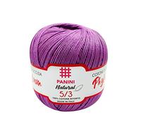 Panini Tessuti, Cotone Phylum Titolo 3 Panini Natural - 100% Cotone Ritorto 3 volte, spessore più grosso - Filo di Scozia - Lavoro all'Uncinetto, Handmade