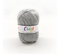 Panini Tessuti, Gomitolo Lana Craft - Made in Italy - Disponibile più colori per lavori ai ferri n 3.5 e 4-50g 133 m - Fai da te, Filati, Lana