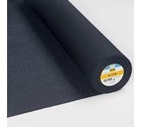 Panini Tessuti, Interfodera in Tessuto Termoadesivo G770 Nera - Venduta al Mezzo Metro - Altezza: 75 cm - Ideale per l'adesione di piccole parti e parti anteriori di Giacche, Blazer, Cinture