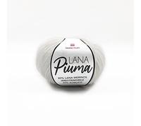 Panini Tessuti, Lana Piuma - 80% Lana Merinos 20% Acrilico - Peso 50g - Disponibile in più colori per lavori ai ferri n 3,5-4 e con gli uncinetti 3-3,5 - Fai da te, Filati,