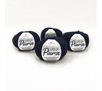 Panini Tessuti, Lana Piuma - 80% Lana Merinos 20% Acrilico - Peso 50g - Disponibile in più colori per lavori ai ferri n 3,5-4 e con gli uncinetti 3-3,5 - Fai da te, Filati
