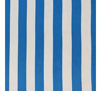 Panini Tessuti, Tessuti Carnevale Righe Bianco e Blu Venduto al Mezzo Metro, 1 qtà = 50 cm; 2 qtà = 100 cm. Abbigliamento, travestimenti, vestiti da festa in maschera, costumi, cosplay