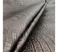 Panini Tessuti, Tessuto Finta Pelle Coccodrillo - Venduto a Mezzo Metro, 1 qtà = 50 cm; 2 qtà = 100 cm - Ideale per Rivestimenti, Divani, Poltrone e Tappezzeria