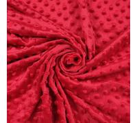 Panini Tessuti, Tessuto Minky Dots Peluche - Venduto al Mezzo Metro a Partire da 50 CM (Lunghezza) x 150 CM (Larghezza Fissa) - Prima Infanzia - Abbigliamento Bambini - Handmade
