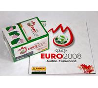 Panini UEFA - 1 X Schermo Scatola Verde Sigillato/Originale Rari Shiny + Album