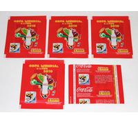 Panini WC WM 2010 Sud Africa - 5 X Pacchetti Coca Cola South America Rari