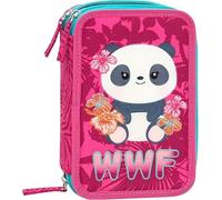 Panini WWF Astuccio Scuola 3 zip panda girl 2024/25 Portapenne Triplo scomparto