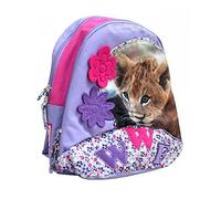 Panini WWF Girl Zaino Asilo Lilla con Leoncino 30x24x13 cm.