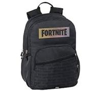 FORTNITE NERO Zaino Organizzato + Astuccio Ovale + Set 7 pz Cancelleria
