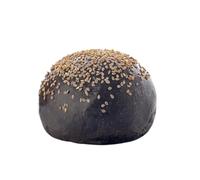 Panino Black Burger Bun Carbone Vegetale e Semi di Sesamo 75g Panini Gourmet per Feste Confezione da 52 Pezzi