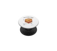 Panino PROSCIUTTO E FORMAGGIO GRIGLIATO Deconstructo PopSockets PopGrip Adesivo
