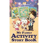 Panko Monkey My Family Activity Story Book: Ages 6-9 Story Based Play Along Trivia, Riddles, & Brain Games to Boost Focus & Brain Power