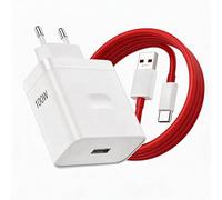 Panlouting Adattatore Alimentatore Caricatore da Muro 100W con Cavo USB-C da 1 Metro Ricarica Rapida SuperVooc Warp compatibile con OnePlus 13 12 12R 11 10 Pro