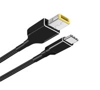 Panlouting Adattatore USB-C a Slim Tip PD 100W Ricarica Rapida Cavo di Ricarica Nylon Intrecciato 1,8M per Lenovo Ideapad, Yoga, Legion, ThinkPad
