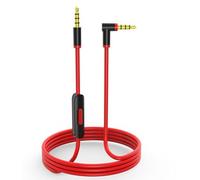 Panlouting Sostitutivo Cavo Audio Aux | 1,4 Metri con Microfono e Controllo | Compatibile con Cuffie Beats by Dr. Dre Solo Studio Pro Detox Wireless Mixr Executive Pill