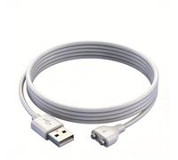 Panlouting Universale USB Cavo di Ricarica Magnetico 2 Pin 7mm per Massaggiatori Torce Detergenti Viso Smartwatch | Cavo Caricabatterie di Ricambio Lungo 80cm