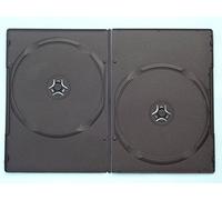 Panmer - Confezione da 100 custodie per DVD, 7 mm, formato doppio, colore: nero