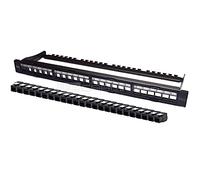 Pann.1u con 24 rj45u cat.6a nero WP Europe WPC-PAN-6AUP-24 8054392618697