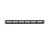 PANN.1U PER 24 RJ45U NETKEY NERO