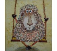Panna Beads - Kit da cucito Polly The Sheep 20 x 22 cm